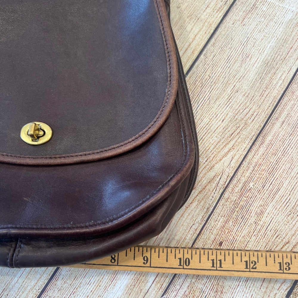 Coach Patricias Legacy 9988 Mahogany Brown Leather Crossbody Bag Vintage USA - Picture 11 of 11